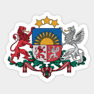 Latvia Sticker